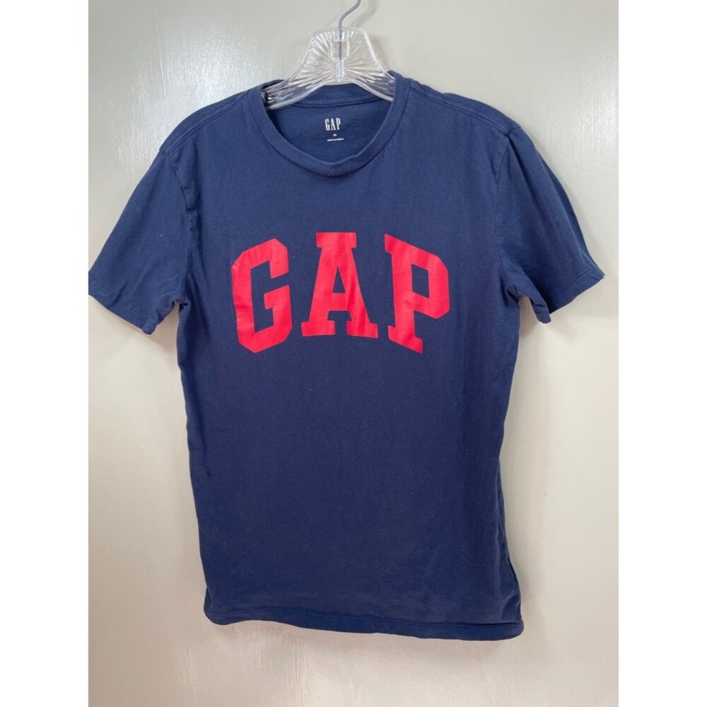 GAP Navy Tee with Red Logo